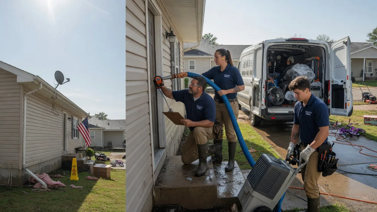 Ceiling Water Damage Restoration in Booker, TX near me
